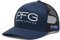 Columbia Unisex Hooks PFG Mesh Snap Back Haken Ball Cap, blau/weiß, Einheitsgröße