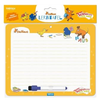 Trötsch Die Maus Lerntafel abwischbar: Die Sendung mit der Maus
