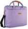 DOB SECHS 17.3 Zoll Laptoptasche Aktentaschen Handtasche Tragetasche Schulter Tasche Notebooktasche Laptop Sleeve Laptop hülle für bis zu 17-17.3 Zoll Laptop Dell Alienware/MacBook/Lenovo/HP,violett