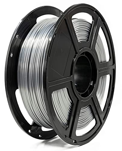 Bresser 3D Drucker SILK PLA Filament 1,75mm 1 KG, silber