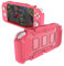 KIWIHOME Funda Rosa Compatible con Switch Lite, Funda Rígida de TPU Solo con Tapas de Agarre para el Pulgar, Linda Funda para Niñas (Rosa)