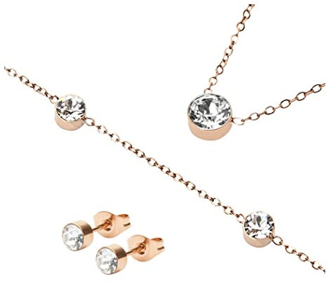 H.C.A. Collection Handels-GmbH Crystals Geschenkbox - Sparkle - rosévergoldet - Kristall