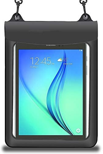 10.1'' Inch Android Tablet Waterproof Pouch Dry Bags for Samsung Galaxy Tab A7 10.4 Tab S7 11 S6 10.5 iPad 10.2 (2021) iPad Air 4 10.9 Microsoft Surface Go 3 10.5 Teclast M40 P20 M30 Pro 10.1 (Black)