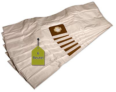 6 Staubsaugerbeutel kompatibel mit NILFISK ATTIX 30-21 PC, 6 Staubbeutel, kompatibel mit Staubsaugerbeutel Swirl UNI30net