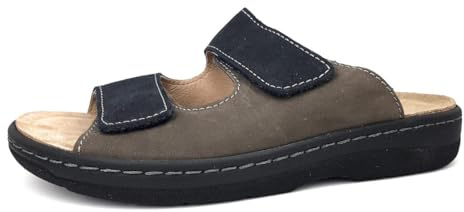 Belvida Herrenschuhe Hausschuhe Pantolette Braun Freizeit, Schuhgröße:44 EU