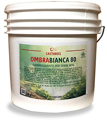 OMBREGGIANTE PER SERRE POTERE FILTRANTE 80%-OMBRABIANCA 80 - FUSTO DA 14LT