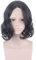 Movie Severus Snape Black Perücke Cosplay Professor Snape Curly Perücke Halloween Rollenspiel Kostüme Wigs + Perücke Kappe