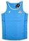 Macron Damen Rugby Shirt Italien 2022/23, Blue, Ärmellos, Medium, Unisex-Jugendliche, Frauen, Sport, Casual, Rundhals-Ausschnitt, Atmungsaktiv