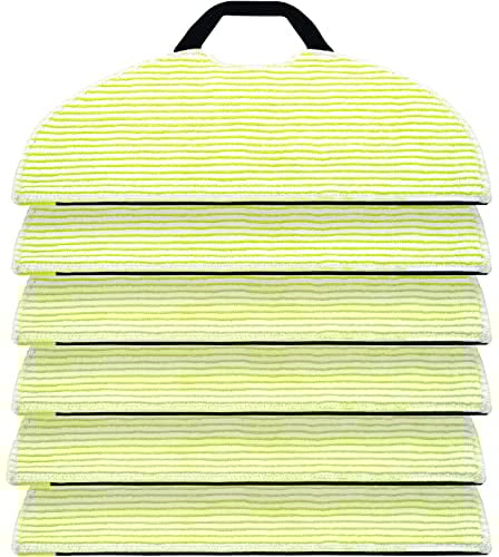AnDongo 6Pcs Mop Pad for Shark AV2610WA / RV2620WD / RV2610WA / RV2410WD Robot Vacuum, Microfiber Sonic Mopping Pad Replacement Accessory