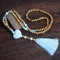 Generic 9V3E Ethnic wind necklace love, Acrylic