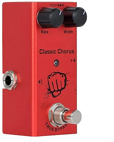 Gitarre Elektropedal, tragbare Gitarre Effektpedal Distortion Delay Chorus Tremolo Digital Overdrive Distortion Pedal (E)
