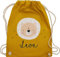 Turnbeutel Rucksack - Süßes Löwenmotiv Geschenk Löwe Geschenke Löwen I König der Tiere - Unisize - Senfgelb - personalisierter beutel wechselkleidung personalisierte kindergartentasche tier