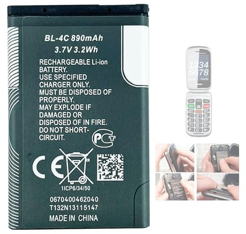 Aousavo Amico Supervoice batteria di ricambio compatibile con Brondi Amico Supervoice NO:W11