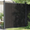 Festnight WPC Zaun Komplettset 180 x 186 cm - Gartenzaun Sichtschutzzaun Windschutzzaun - Windschutz Sichtschutz Element für Terrasse & Garten - Inklusive Montagematerial Grau (WPC-Pfosten)