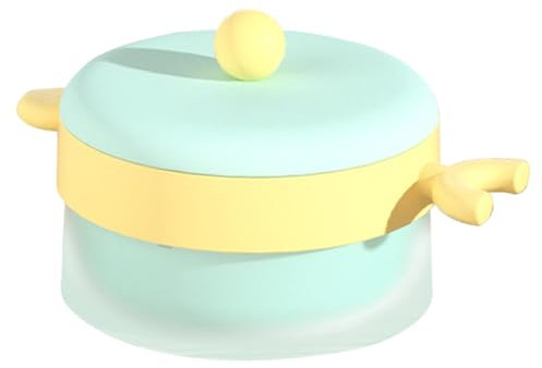 Bol isotherme avec couvercle en acier inoxydable - Remplissage d'eau - Lavable - Anti-fuite - Amovible - Pour les aliments chauds et froids - Pour l'école, les voyages