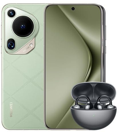 HUAWEI Pura 70 Ultra Smartphone, 16GB + 512GB, Ultra Lighting Camera with Retractable Lens, Ultra Speed Snapshot, Super Robust Kunlun Glass, 100 W Supercharge, Green + Freeclip Black