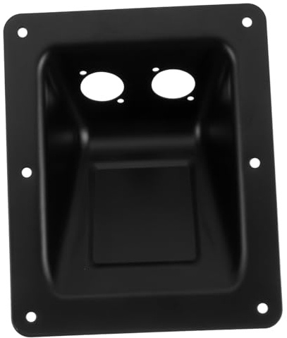 Abaodam Speaker Iron Rectangular Base Speaker Junction Box Wire Connector Holder Wall Plate Junction Box