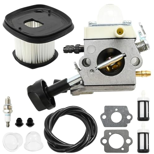 JUUDDENPARTS 4241 120 0616 Carburetor Kit with Spark Plug Fuel Filter, Replacement for Stihl Blower Model SH86 SH86C BG86CE, Replaces 4241 120 0607 4241 120 0600 C1M-S261