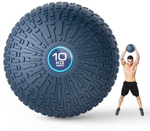 PROIRON Medizinball, Kein Rückprall Slam Ball, 2kg, 3Kg, 5Kg, 8Kg, 10Kg, Medicine Ball mit Griffiger PVC Oberfläche, Für Cross Training, Krafttraining Fitness