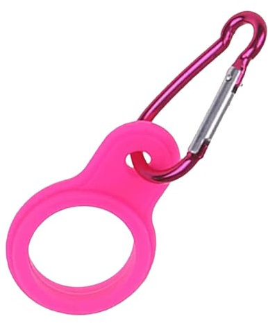 Water Bottle Clip - Water Bottle Hanging Strap Silicone Water Bottle Buckle | Carabiner Bottle Carrying Clips - Hands- Secure Bottle Holder | Water Bottle Holder Buckle Ring Holder Buckles Clip