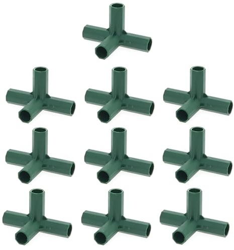 Connecteur de Cadre de Jardinage 16 mm – Connecteurs de Cadre de Serre, connecteurs de Cadre de Support pour | 5 Types de raccords en PVC coudé de qualité Meubles, raccords en PVC pour Serre