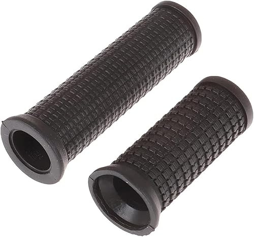 2Pcs Black Bike Long/Short Handlebar Grips for Twising Shifter, Shockproof Anti Slip for Parts and Components Anti Slip Soft Rubber Handlebars, Headsets and Stems