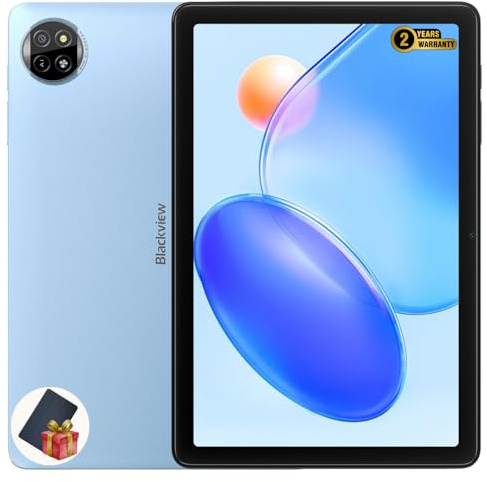 Blackview Tab 20 WiFi | 10,1 HD+ IPS | 12GB RAM + 64GB (2TB) | Blau | Android 15 | 5MP + 8MP Kamera | GPS | Bluetooth | 6600mAh | Dual Speaker | WLAN Tablet | 2 Jahre Garantie