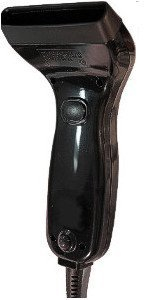 Albasca USB Hand-Barcode-Scanner CCD Barcodescanner 82mm Handgerät, in Schwarz