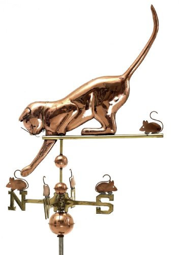 Linneborn Metallwaren GmbH Wetterfahne Katz und Maus (poliert)