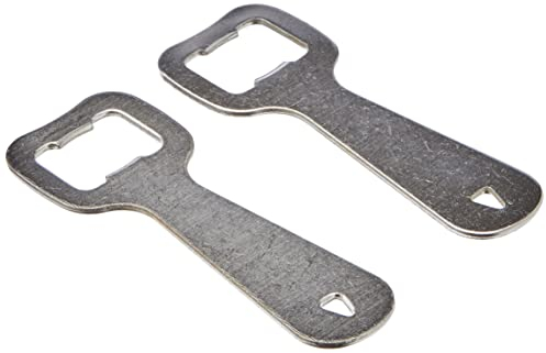 Ibili 785700 Décapsuleur Plat - 2 PC, Nickel, Argent, 16 x 9 x 1 cm