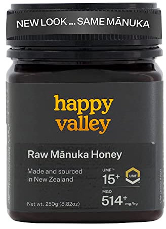 Happy Valley UMF 15+ (MGO 514+), Miele Manuka 250g