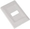 FEB Click - Placca coprinterruttore, Per scatola rettangolare, 1 Posto, Bianco, 11.8 x 8 x 1 cm