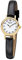 Regent Damen-Armbanduhr Elegant Analog Leder-Armband schwarz Quarz-Uhr URF980
