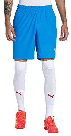 PUMA Hombre Pantalones Cortos, Azul (Electric Blue Lemonade-White), L