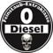 Aufkleber Feinstaub Umwelt Plakette Diesel Schwarz für die Innenscheibe 2 Stück JDM Tuning Fun Lustig Auto LKW Sticker Autoaufkleber Fahrverbot Umweltzone