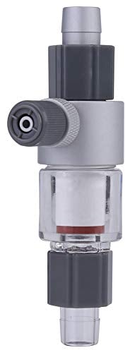 Aquarium CO2 Diffusor Metall Acryl Kohlendioxid Diffusor CO2 Diffusor Aquarium Zubehoer mit Muttern Verriegelungs System für Aquarium Zubehör(12/16mm)