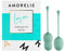 AMORELIE Liaison – 2er-Set Liebeskugeln 56g & 72g | Beckenbodentrainer für Frauen (Mint)