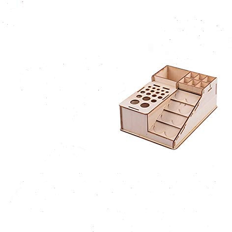 SagaSave Farbständer Modellbau Farben Werkzeuge Aufbewahrung Organizer 4 Typen Farbständer Miniaturen Farbhalter Pinselhalter Regal, 22.5 x 16.5 x 8.5cm