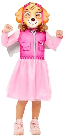 (PKT) (9909113) Child Girls Skye Classic Costume (3-4yr) - Paw Patrol