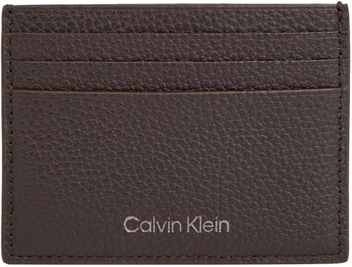 Calvin Klein Warmth CARDHOLDER 6CC K50K507389, Portefeuilles Homme, Marron (Dark Brown), OS