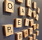 40 Handmade Wooden Alphabet Letter Fridge Magnets - Strong Magnets