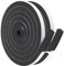 Yotache Dichtungsklebeband 12mm(B) x 12mm(D) mit hoher Dichte, Türdichtung Fenste super klebrig Schaumstoff Klebeband für Stoßschutz Klimaanlage Flammhemmendes Dichtungsband (2 Rollen je 2m lang)