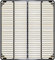 i-flair® Ortho Lattenrost 140x190cm Lattenrahmen mit 56 Federholzleisten und Mittelgurte, Stabiler Stahlrahmen für alle Matratzen geeignet