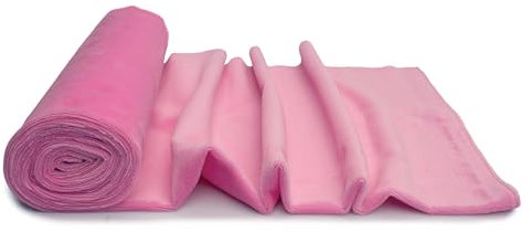 Minkee Strickstoff glattes Muster 50x160 cm (Candy Pink)