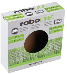 Ratioparts Câble de délimitation pour Robot Tondeuse Ø 2,7 mm x 100 m (diamètre du câble 1,5 mm²), Vert