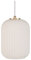 Pauleen 48187 Noble Purity Pendelleuchte max. 20 Watt Weiß, Champagnergold Glas, Metall E27