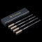 Scriveiner Tintenroller Mine Schwarz Breit - 4 Rollerball Refill Minen in hervorragender Qualität für Scriveiner Stifte - Sicherheits-Keramikmine B - Schmidt 888