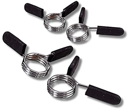 BEST SPORTING Federklemmen 30mm für Hanteln I 1 Paar Hantelverschlüsse 30mm mit Federklemme I 2 Federspanner I Federverschluss I Hantelklemmen I Sicherungen für Dein Krafttraining (2 Paar)