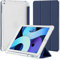 4UBonLife Funda para iPad 9,7 Pulgadas 6.ª/5.ª Generación 2018/2017 con Portalápiz, para iPad Air 1/ Air 2 Protectora Cover de TPU Carcasa Delgada Ligera Posterior Translúcido Cubierta, Azul Oscuro