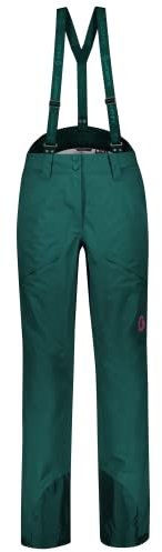 Scott W Explorair 3l Pants Grün - wasserdichte vielseitige Damen Dryosphere Backcountry Skihose, Größe L - Farbe Aruba G